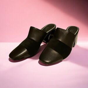 Rag & Bone Millie Black Leather Women's Mules